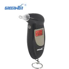 Promotion Professional Key Chain Police Digital Breath Alcohol Tester Breathalyzer Analyzer Detector Audio Alert Free Ship Alcohol Tester Breathalyzer Alcohol