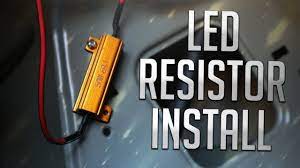 You switched all you bulbs in your vehicle over to l.e.d. How To Fix Hyper Flash Load Resistor Install Youtube