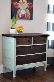 How to paint a dresser. Dresser Makeover With Stain And Paint Refresh Restyle