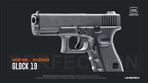 190 mm (7.48 in) barrel: Glock 19 Gas Airsoft Gun Produktvorstellung Youtube