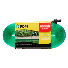 These black and yellow fittings are unique that they are the only drip fittings that have male garden hose threads on all the compression ends, making them truly unique in the industry. Pope Soaker Hose With Fittings Uv Treated 15m