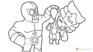 El primo — герой brawl stars. Kolorowanki Brawl Stars 120 Darmowe Kolorowanki Do Wydruku
