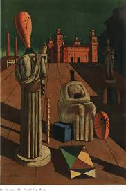 A statue of a slumbering ariadne is in the foreground of this image of a desolate public square, rendered in de chirico's distinctive simple and broad forms. Giorgio De Chirico The Disquieting Muses 1916 In Twentieth Century Download Scientific Diagram