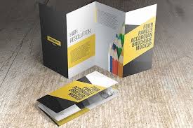 4 Panel Brochure Mockup Free Fresh Four Panels Accordion Brochure Mockups Whiteplainsonline Com Brochures Mockups Brochure Brochure Mockup Free
