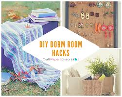 By noelle paredeswith concrete walls, harsh fluorescent lighting, and a worn out mattress, certain tcnj dorms can bare striking resemblance. Dorm Room Hacks 14 Diy Dorm Room Ideas Craft Paper Scissors