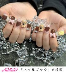 テディベアネイルのネイルデザイン｜ネイルブック