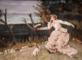 Alfred Stevens In Deep Thought 1881 At Saint Louis Art Museum St Louis Mo Alfred Stevens St Louis Art Museum Art