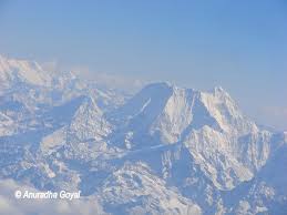 Mount Everest Himalayas Top View From Mountain Flight Inditales