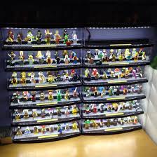 Modification Of Daiso Casing With Led Strap For Lego Collectable Minifigure Series Lego Display Lego Storage Display Shelves