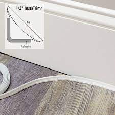 Instatrim 1 2 In Wide White Flexible Trim Molding 10 Ft 2 Pk Walmart Com Moldings And Trim Diy Home Repair Diy Home Improvement