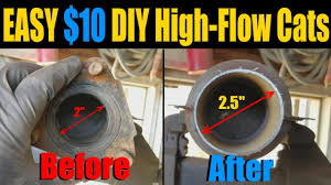 Until i see some flow bench tests of stock vs. 10 Diy High Flow Cat On The Cheap Upgrade Stock Exhaust To High Flow Catalytic Converter Nw Ep 44 Youtube