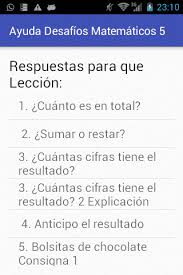 Paco el chato es un excelente cuento para poder leer con los alumnos, en este caso les comparto este cuento en powerpoint para poder visualizarlo y poder leerlo con nuestros pequeños alumnos en clase. Ayuda Tarea De Desafios Mate 5 1 1 Aydm5 Descargar Apk Android Aptoide