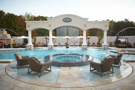 From pools that feel like a natural oasis jackson pools and their new backyard resort pool looks amazing in my back yard. Backyard Luxury Resort Traditional Pool Grand Rapids By Signature Outdoor Concepts Houzz Au