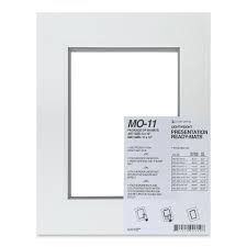 Stu Art Budget Ready Mats with No Back, 11 x 14 Inches, White, Pack of 50