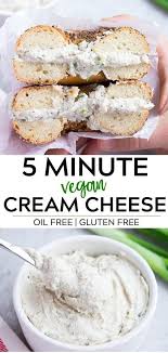 5 Minute Vegan Cream Cheese Vegan Breakfast Recipes Easy Vegan Cream Cheese Vegan Breakfast Easy