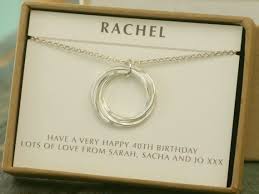 40th Birthday Gift Ideas For Sister 40th Birthday Gift Silver 40th Birthday Necklace Meaningful Gift For 40 Year Old Lilia 40th Birthday Gifts 40th Birthday Gifts For Women Birthday Necklaces