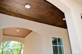 Maybe you would like to learn more about one of these? Tongue And Groove Ceiling With Recessed Lighting In Outdoor Breezeway Custom Home Builders Bar Ceilings Custom Homes