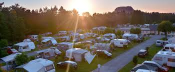 Caravan Camping In Gohrisch In Der Sachsischen Schweiz Caravan Camping Nature Hiking Saxonswitzerl Camping Sachsische Schweiz Sachsische Schweiz Camping