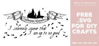 Download I Solemnly Swear I Am Up To No Good Free Svg Files Svg Png Dxf Eps