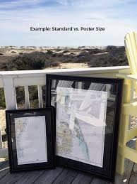 Framed Nautical Chart Charleston Harbor Noaa11524 Nautical Gifts Beach Home Decor Free Shipping