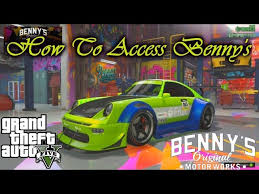 I'm handicap with the select/start button. How To Access Benny S Auto Youtube