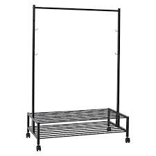 Kleiderwagen 60 X 116 X 160 Cm Rollen Material Gestell Stahl Kleiderwagen Garderobenwagen Kleiderstander Metall