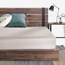 Zinus Brock Metal And Wood Platform Bed Frame Mattress Foundation With Wood Slat Support N Wood Platform Bed Frame Platform Bed Frame Wooden Bed Frames