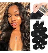 Amazon.com : Ombre Blonde Lace Front Wigs for Women 13x4 HD Lace Human Hair  1B613 28 Inch 150% Density 2 Tones with Dark Roots Bleached Knots Glueless  Transparent Lace Frontal Wigs Pre