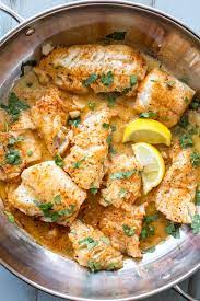 Buttered Cod In Skillet Dinner Lunch Easy Vegetarian Fish Cod Fish Recipes Cooking Recipes Seafood Recipes