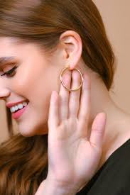 Olivia Gold Hoop Earrings