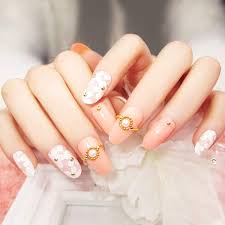 In this video i show how i created these. Fairvir False Nails Bling Rhinestone Pearl Flower Nail Tips Fake Nails Wedding Birthday Party Acrylic Nails For Women And Girls Buy Online In Aruba At Aruba Desertcart Com Productid 176503090