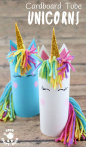 Cardboard Tube Unicorns Unicorn Crafts Kids Craft Room Crafts For Kids