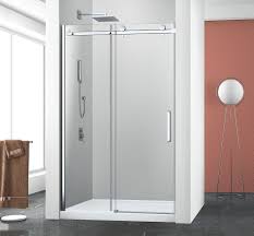 Safe Tempered Glass With Polished Edges Adjustment Of The Level Of The Top Rail And Adjustment Of Door Panel Level Shower Doors Modern Shower Shower Units