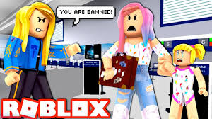 Have you heard about the commands in roblox? Goldie Titi Get Banned From The Airport Roblox Family Travel Routine Youtube
