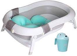 Thermoformed, patented fabric is nonslip and quick drying. Amazon Com Baby Brielle 3 In 1 Portable Collapsible Infant To Toddler Space Saver Foldable Bath Tub Ant Bathing Newborn Baby Bath Tub Newborn Baby Bath Tub