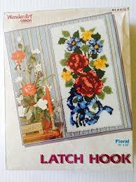 Caron Latch Hook Rug Kit Floral Design Buy Online In Uae