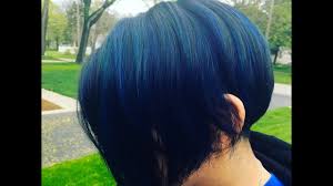 How to choose permanent color if your natural hair color is a black to a light brown, we suggest choosing a color i currently have blonde highlights my natural hair is really dark. How To Do Blue Thick Chunky Highlights Hair Tutorial Youtube