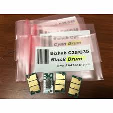 A wide variety of reset chip for konica minolta bizhub c35p options are available to you, such as printer, laser printer. 4pk Imaging Unit Drum Chips For Konica Minolta Bizhub C35 C35p Iup14