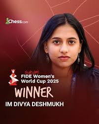 Congratulations to Divya Deshmukh