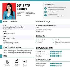 Contoh Cv Fresh Graduate Creative Cv Template Riwayat Hidup Cv Kreatif