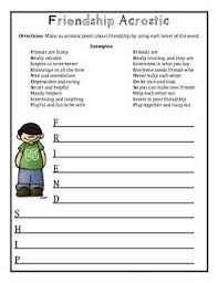 Friendship Poetry Pack Acrostic Cinquain Diamante And Haiku Poetry Templates Acrostic Poetry Templates Cinquain