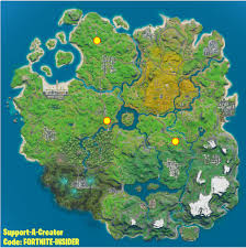 Fortnite Food Trucks Locations How And Where To Find The Food Trucks Here Are Where All Of The Food Trucks Are Located On In 2020 Fortnite Map Snowflake Decorations