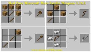 The shovaxe has the power of a shovel, axe, and pickaxe all in one. Mod Para Minecraft More Vanilla Weapons Minecraft