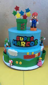 My son wanted a super mario brother themed cake for his birthday so we decided on a goomba cake this super mario brother cake is just your basic duncan hines cake iced with wilton's buttercream frosting recipe. Super Mario Birthday Cake Mario Birthday Cake Super Mario Cake Super Mario Birthday
