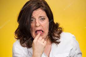 Annoyed Frustrated Woman Fed Up Sticking Fingers In Her Throat Royalty Free Photo Stock Image By C Siphotography 53688905