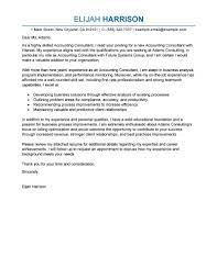 Professional Financial Consultant Cover Letter Examples Livecareer