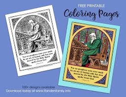I typically use one side of the six for the bible reference. Bible Prophecy Coloring Page Reading God S Word Flanders Family Homelife