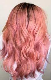 27 Rose Gold Hair Color Ideas That Make You Say Wow Rose Gold Hair Color Gold Pink Hair Colors Fashion Fo Hair Color Rose Gold Coral Hair Hair Color Pastel