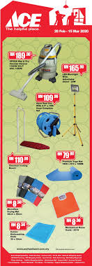 Ace hardware is a hardware retailer with a global network of specialty stores and an online store featuring free store pickup throughout america. Iklan Ace Hardware 28 02 2020 15 03 2020 Hlm 1 My Katalog