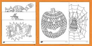 School's out for summer, so keep kids of all ages busy with summer coloring sheets. Halloween Themed Mindfulness Coloring Sheets Health Wellbeing